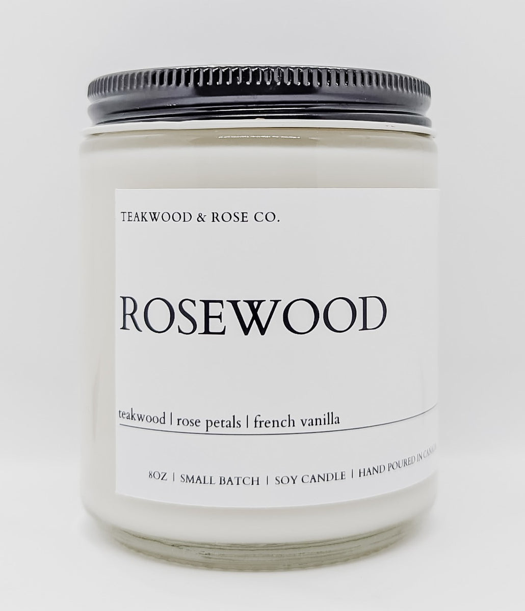 AdaRose Sea Salt & Teakwood Candle