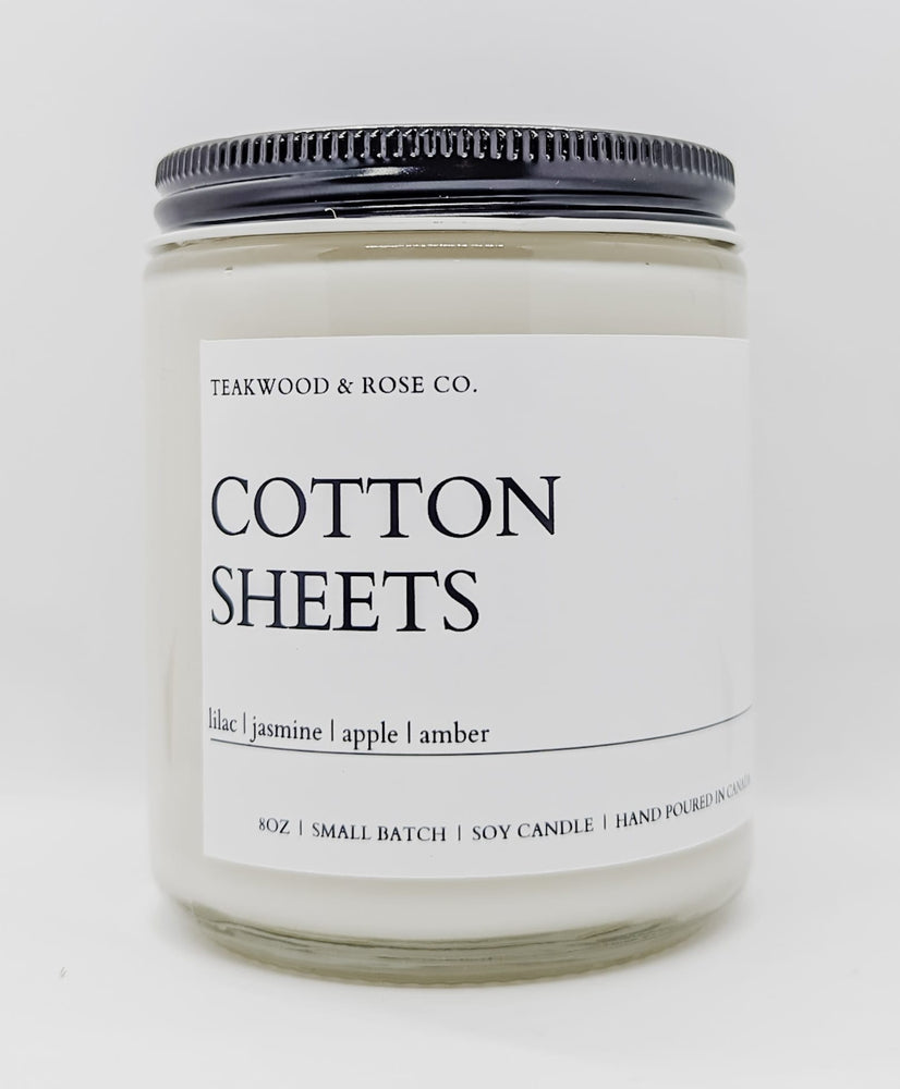 Cotton Sheets Soy Candle