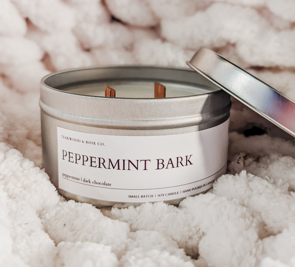 Peppermint Bark Soy Candle