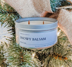 Snowy Balsam Soy Candle