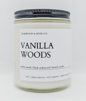 Vanilla Woods Soy Candle